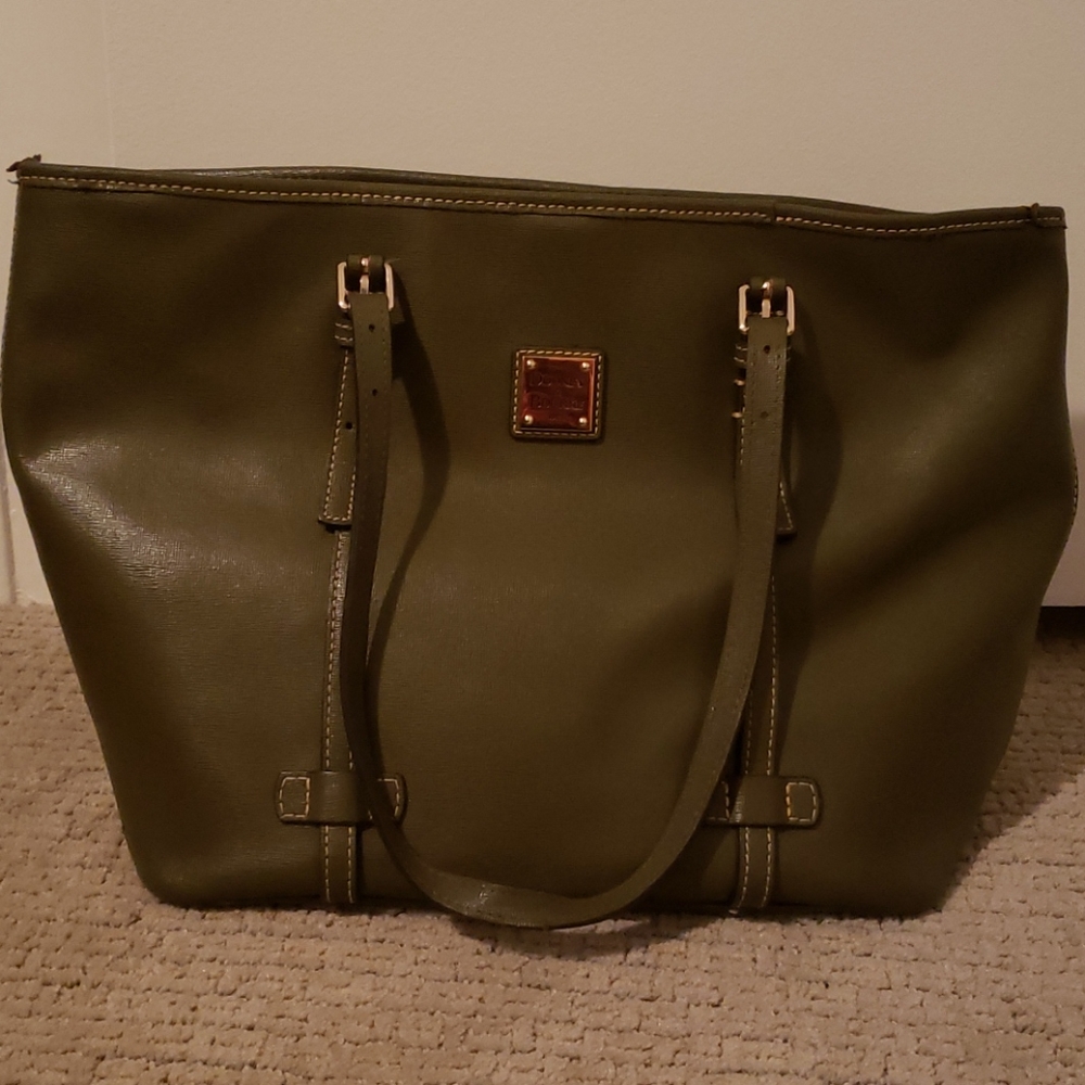 Dooney & Burke Olive Tote. Beautiful